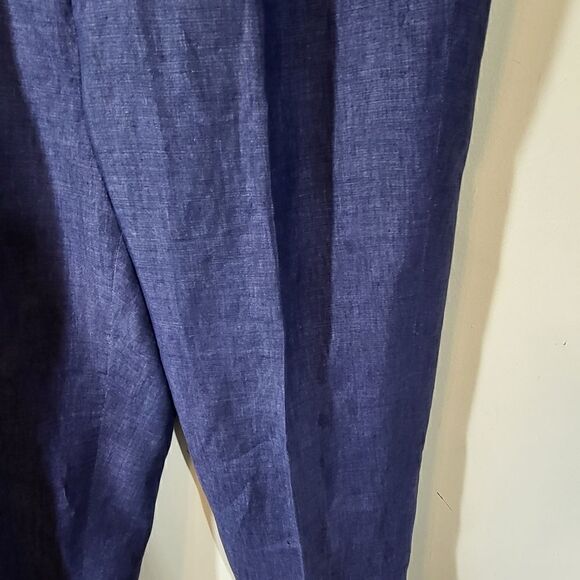 Plus Size Real Clothes SFA Blue Linen Pant - Picture 6 of 7